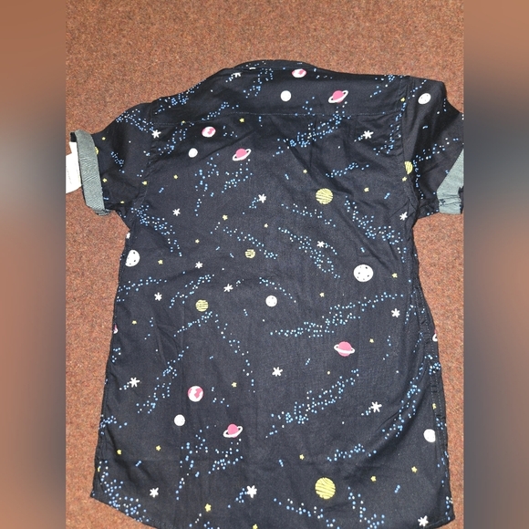 Craft & Flow Celeste Navy Shirt Little Boy's Size 6 New - Picture 9 of 9